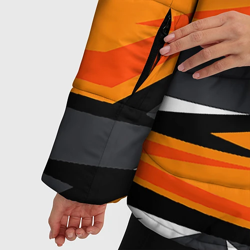 Женская зимняя куртка Bona Fide Одежда для фитнеса / 3D-Черный – фото 5