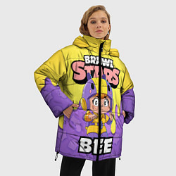 Куртка зимняя женская BRAWL STARS BEA, цвет: 3D-черный — фото 2