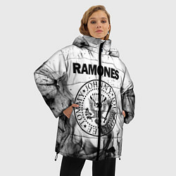 Куртка зимняя женская RAMONES, цвет: 3D-черный — фото 2