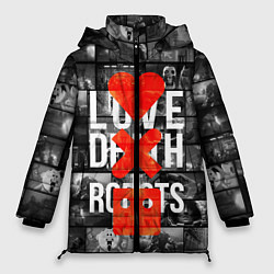 Куртка зимняя женская LOVE DEATH ROBOTS LDR, цвет: 3D-черный