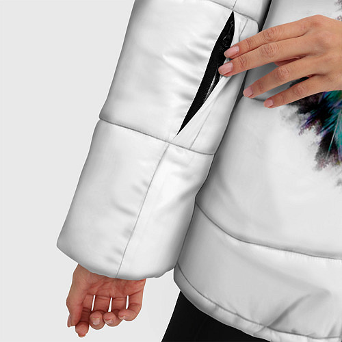 Женская зимняя куртка Индеец / 3D-Черный – фото 5
