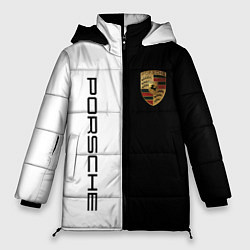 Куртка зимняя женская PORSCHE, цвет: 3D-черный