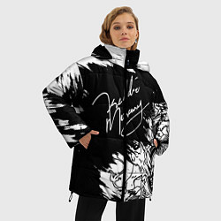 Куртка зимняя женская Автограф Фредди Меркьюри, цвет: 3D-черный — фото 2
