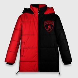 Куртка зимняя женская Lamborghini, цвет: 3D-черный