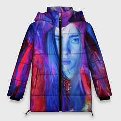 Куртка зимняя женская Billie Paint Colors, цвет: 3D-черный