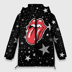 Куртка зимняя женская Rolling stones star, цвет: 3D-черный