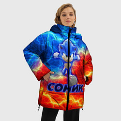 Куртка зимняя женская СОНИК, цвет: 3D-красный — фото 2