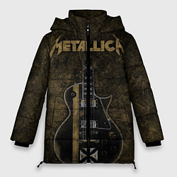 Куртка зимняя женская Metallica, цвет: 3D-черный