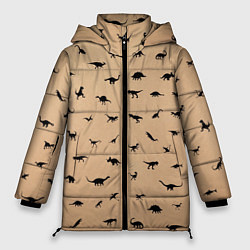Куртка зимняя женская Dinoworld, цвет: 3D-светло-серый