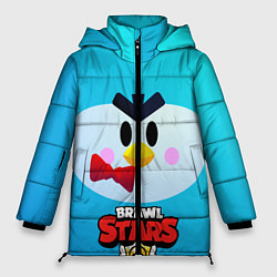 Куртка зимняя женская Brawl Stars Penguin, цвет: 3D-черный