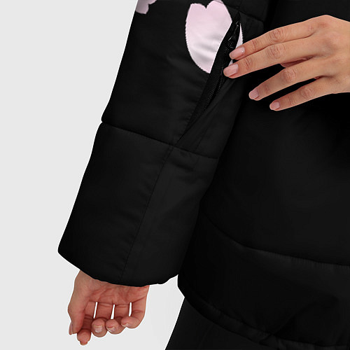 Женская зимняя куртка САКУРА / 3D-Черный – фото 5