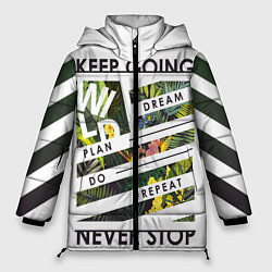 Куртка зимняя женская Off-White: Keep Going, цвет: 3D-светло-серый