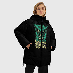 Куртка зимняя женская Owl 1, цвет: 3D-черный — фото 2