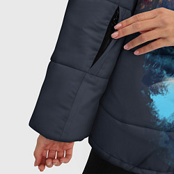 Куртка зимняя женская Очень Странные Дела, цвет: 3D-черный — фото 2