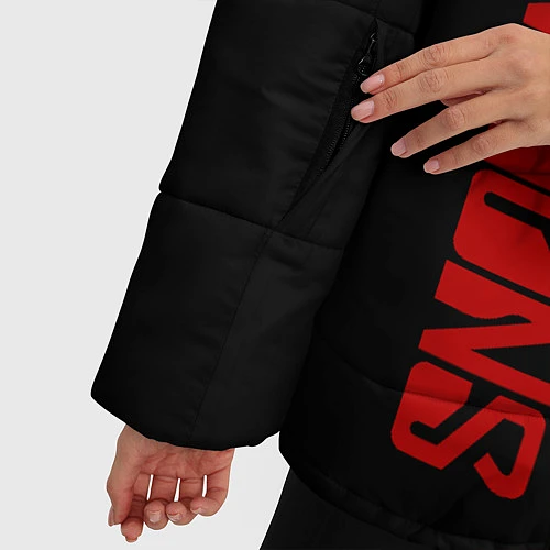 Женская зимняя куртка SCORPIONS / 3D-Черный – фото 5