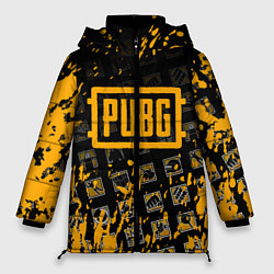 Куртка зимняя женская PUBG, цвет: 3D-светло-серый