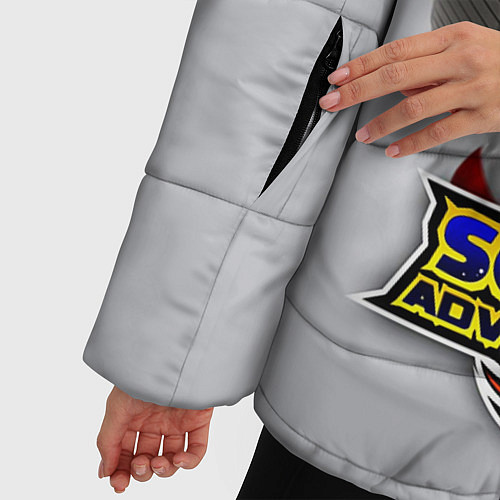 Женская зимняя куртка SONIC & SHADOW / 3D-Черный – фото 5