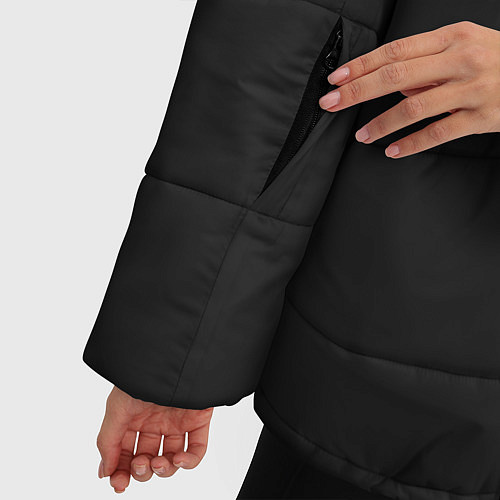 Женская зимняя куртка COVID-19 / 3D-Черный – фото 5