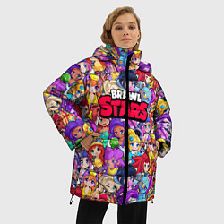 Куртка зимняя женская BrawlStars Girls Oko, цвет: 3D-черный — фото 2