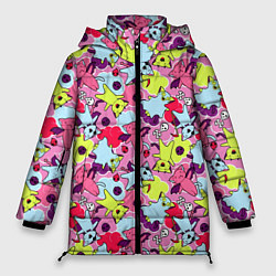 Куртка зимняя женская ВедьмоКотики, цвет: 3D-черный