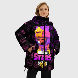 Куртка зимняя женская Brawl Stars SANDY, цвет: 3D-красный — фото 2