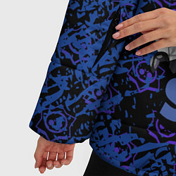 Куртка зимняя женская BRAWL STARS MECHA CROW, цвет: 3D-черный — фото 2