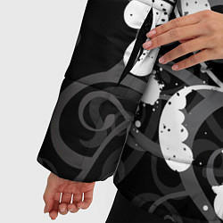 Куртка зимняя женская Bullet For My Valentine, цвет: 3D-черный — фото 2