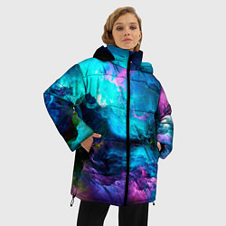 Куртка зимняя женская Fantasy, цвет: 3D-черный — фото 2