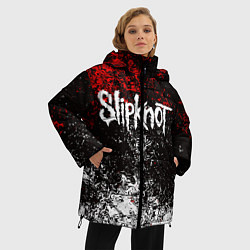 Куртка зимняя женская SLIPKNOT, цвет: 3D-светло-серый — фото 2