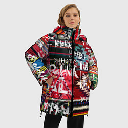 Куртка зимняя женская Balchik pattern, цвет: 3D-черный — фото 2