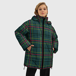 Куртка зимняя женская Шотландка, цвет: 3D-черный — фото 2