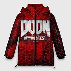 Куртка зимняя женская DOOM: ETERNAL, цвет: 3D-черный