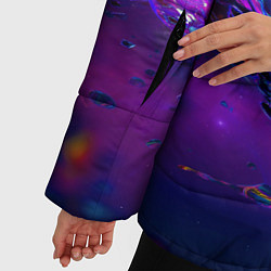 Куртка зимняя женская SPACE ABSTRACT, цвет: 3D-черный — фото 2