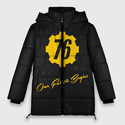 Куртка зимняя женская FALLOUT76, цвет: 3D-черный