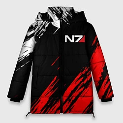 Куртка зимняя женская MASS EFFECT N7, цвет: 3D-красный