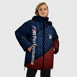 Куртка зимняя женская BMW PERFORMANCE, цвет: 3D-черный — фото 2