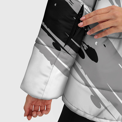 Женская зимняя куртка Juventus F C / 3D-Черный – фото 5