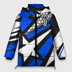 Куртка зимняя женская Juventus F C, цвет: 3D-черный