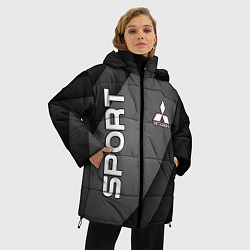 Куртка зимняя женская MITSUBISH SPORT, цвет: 3D-черный — фото 2