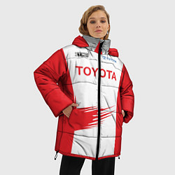 Куртка зимняя женская Toyota Driver, цвет: 3D-черный — фото 2