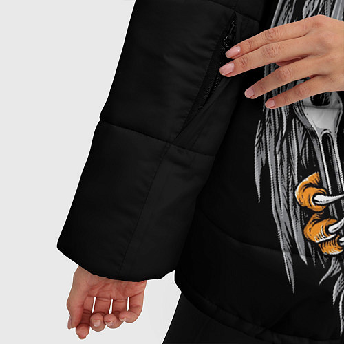Женская зимняя куртка Megadeth / 3D-Черный – фото 5