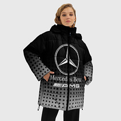 Куртка зимняя женская Mercedes-Benz, цвет: 3D-черный — фото 2