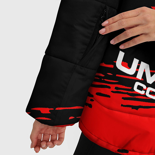 Женская зимняя куртка Umbrella Corporation / 3D-Черный – фото 5