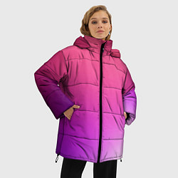 Куртка зимняя женская Нежный цвет, цвет: 3D-черный — фото 2