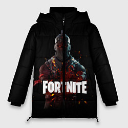 Куртка зимняя женская Fortnite Black Knight, цвет: 3D-черный