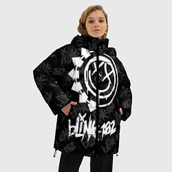 Куртка зимняя женская Blink-182 4, цвет: 3D-черный — фото 2