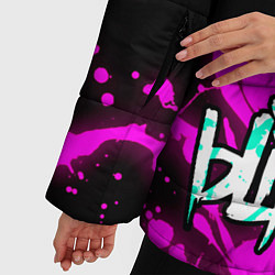 Куртка зимняя женская Blink-182 6, цвет: 3D-черный — фото 2