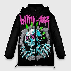 Куртка зимняя женская Blink-182 8, цвет: 3D-черный