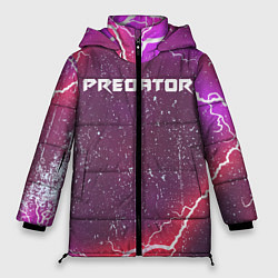 Куртка зимняя женская Предатор, цвет: 3D-черный