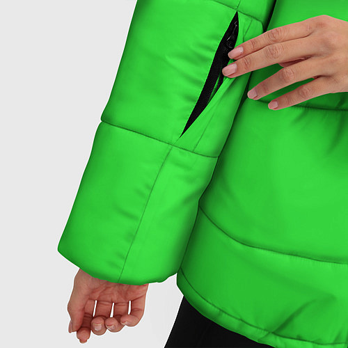 Женская зимняя куртка Суета вокруг / 3D-Черный – фото 5